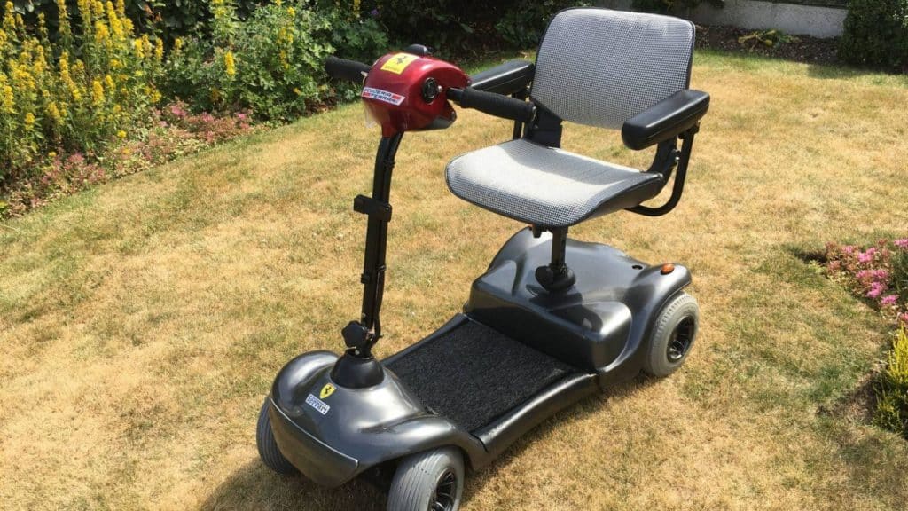 Mobility Scooter On Grass — Mobility Shop In Tweed Heads, NSW